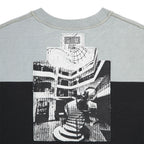 OVERDYE STRIPE SHORT SLEEVE CREW NECK #KHAKI [CES28CS21]