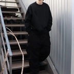 DELUXE | DAMAGE CREW SWEAT #Black [20TH-SW02]