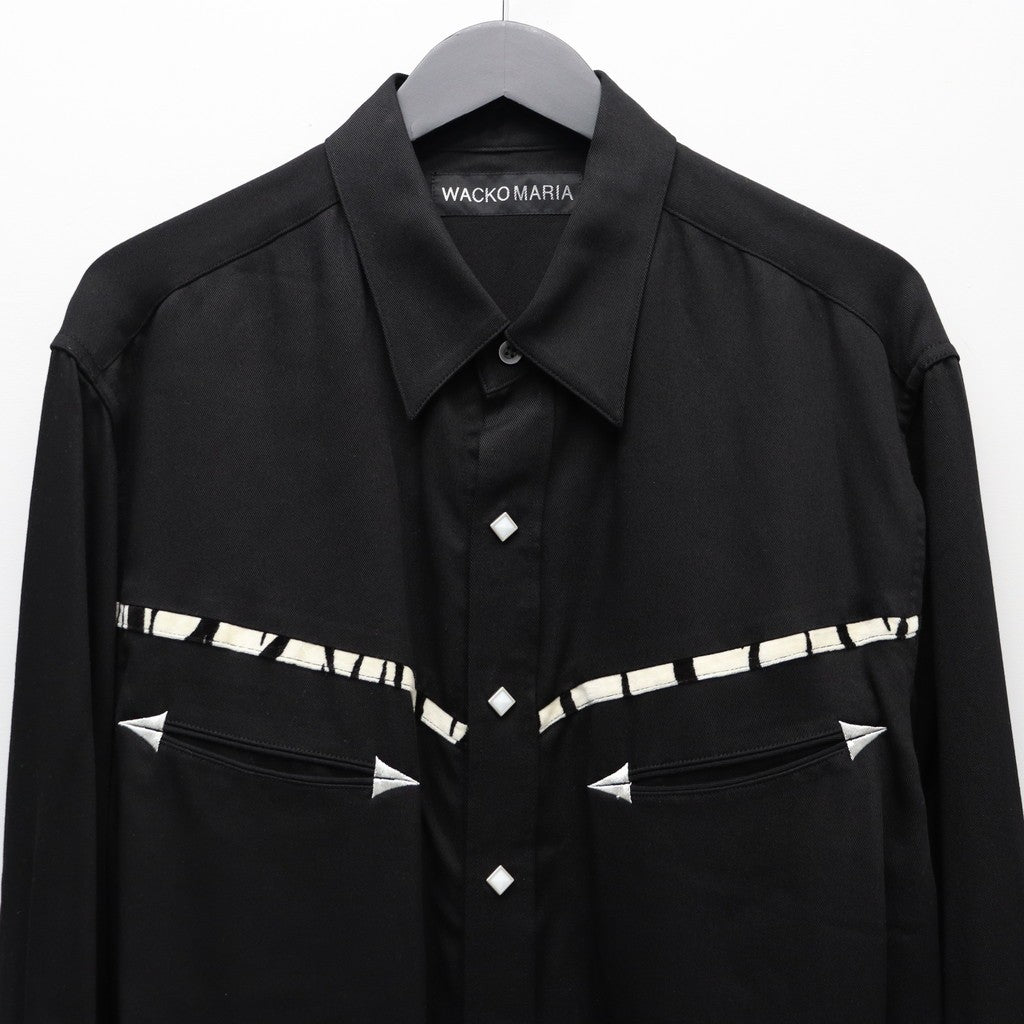 西部長袖襯衫 #黑色 [25FW-WMS-WS01]