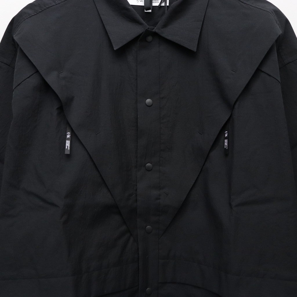 LIGHT WEIGHT DIMENSIONAL SHIRT #BLACK [FST02261U0002]