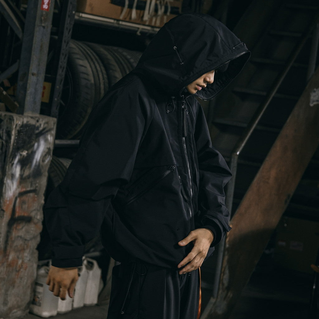 「G7-1K」 Fermion-G Mountain Parka #JET BLACK [GOOPI-23AW-NOV-01]