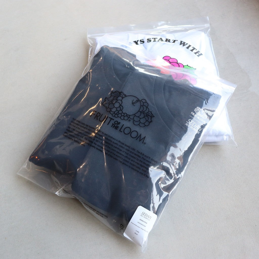 Fruit of the loom / Pack Tee(2P) #Black [SD26S-CT09]