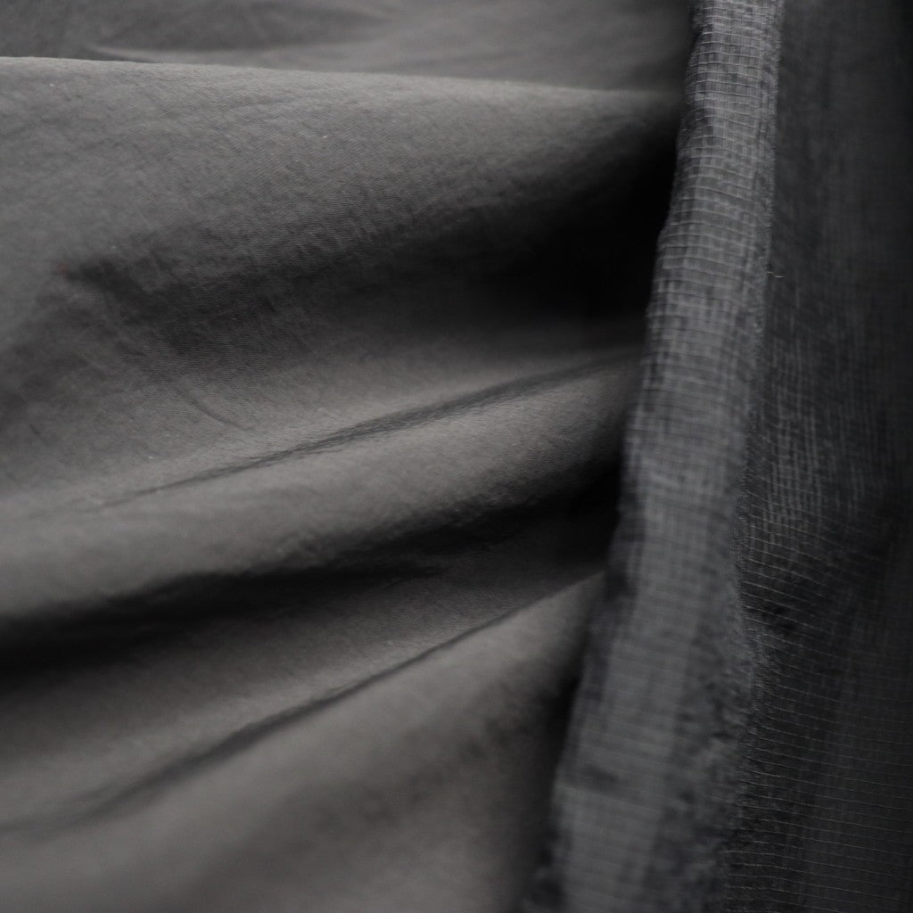 MESH LAYERED WIDE SHORT PANTS #BLACK [FST15261U0001]