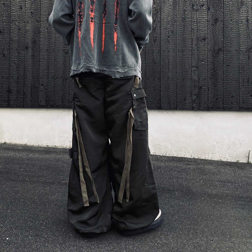 Twist Nylon Cargo Pants (HEAVY NYLON TWILL) #OLIVE [M-P4-PT10]