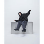 G7-H3 "Mantle" Double-Layer Hoodie #BLACK [GOOPI-23AW-JAN-03]