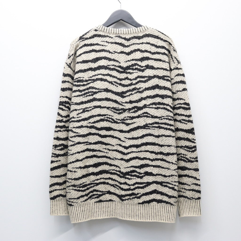 TIGER MOHAIR CARDIGAN #IVORY [25FW-WMK-KN06]