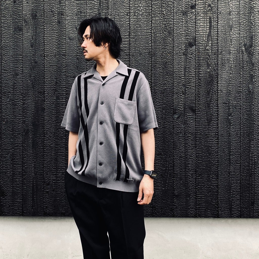 KNIT SHIRT ( TYPE-1 ) #GRAY [26SS-WMK-KN01]