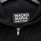 HEAVY WEIGHT FULL ZIP HOODED SWEAT SHIRT ( TYPE-2 ) #BLACK [25FW-WMC-SS02]