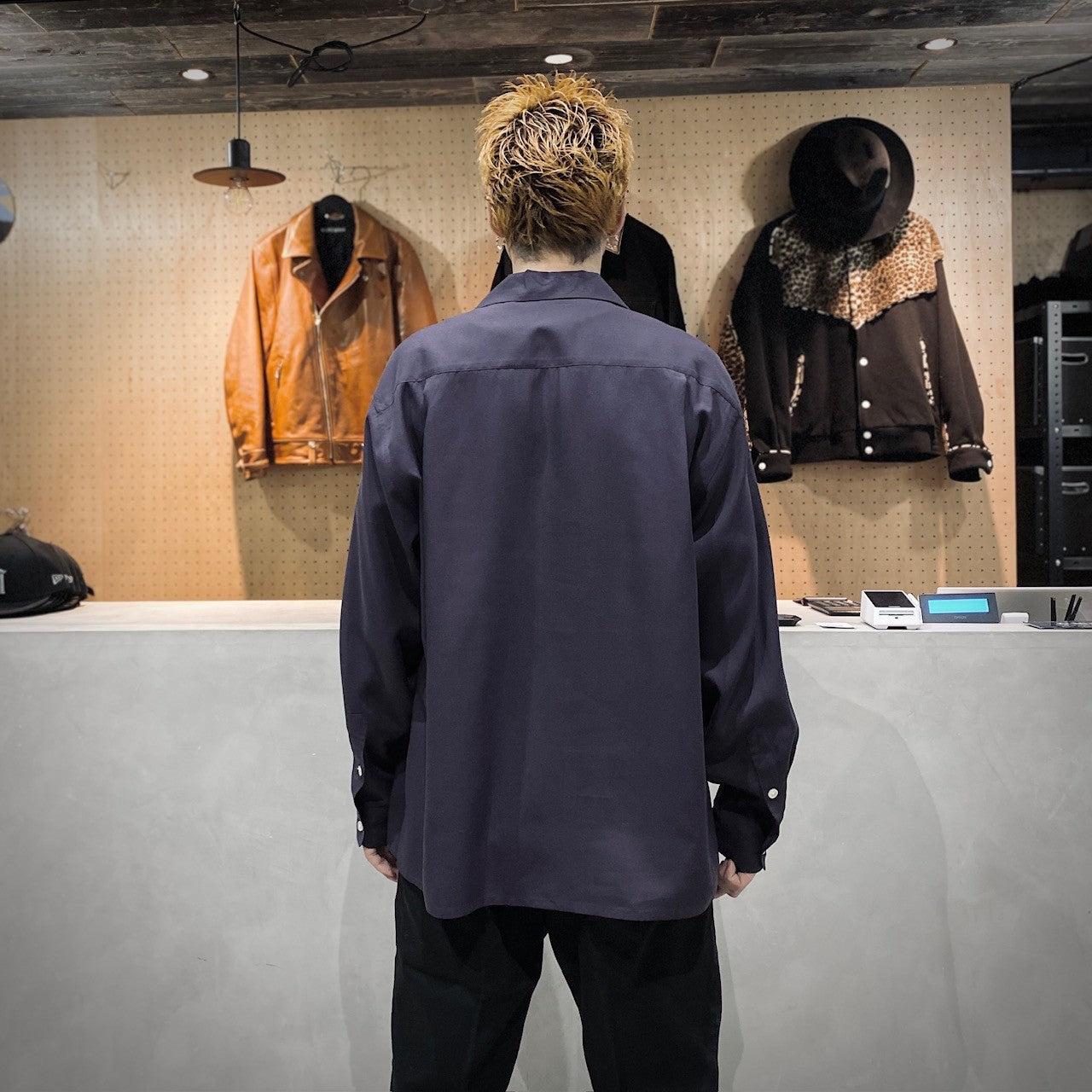 50 年代長袖襯衫（1 型）#D-紫色 [25SSE-WMS-OC01]