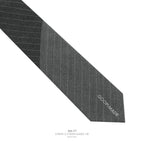 "MA-T7" 條紋 x 條紋混搭領帶 #MIXED GRAY [GOOPI-25SS-JUN-03]