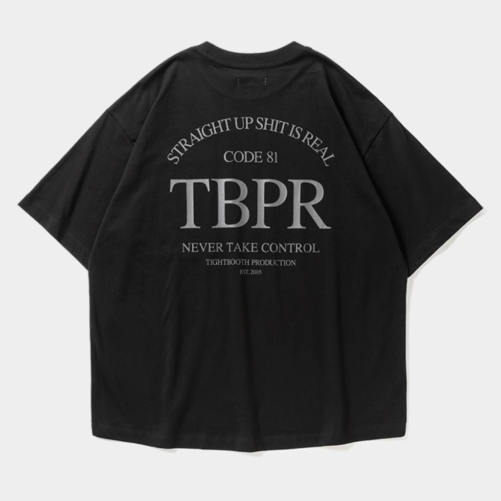 STRAIGHT UP S/S T-SHIRT #Black [SS26-T04]