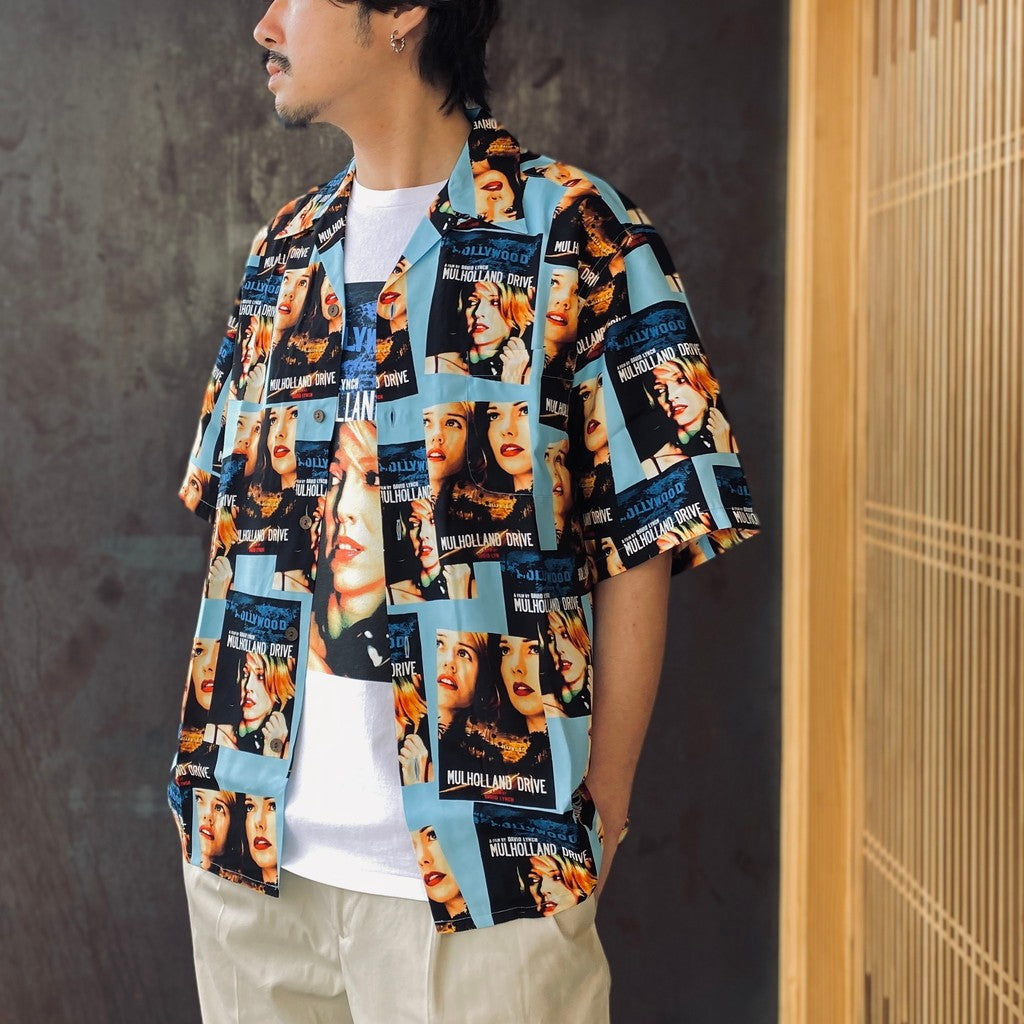 MULHOLLAND DRIVE | S/S HAWAIIAN SHIRT ( TYPE-1 ) #BLUE [MD-WM-HI01]