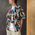 MULHOLLAND DRIVE | S/S HAWAIIAN SHIRT ( TYPE-1 ) #BLUE [MD-WM-HI01]