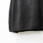 CHENILLE COTTON CREWNECK LENS SWEATER #BLACK 999 [21CMKN196A-005558G-26FWP]