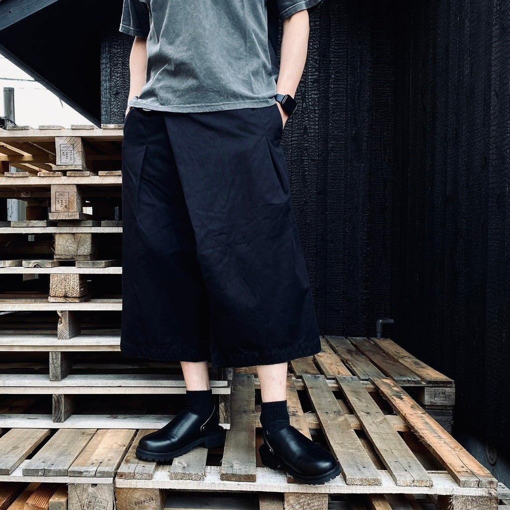Wrapped Work Short(AGED TWILL) #BLACK [M-P3-DW3]