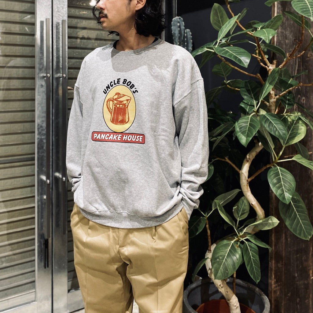 落水狗 | 圓領衛衣（7 型）#灰色 [RD-WM-SS22]