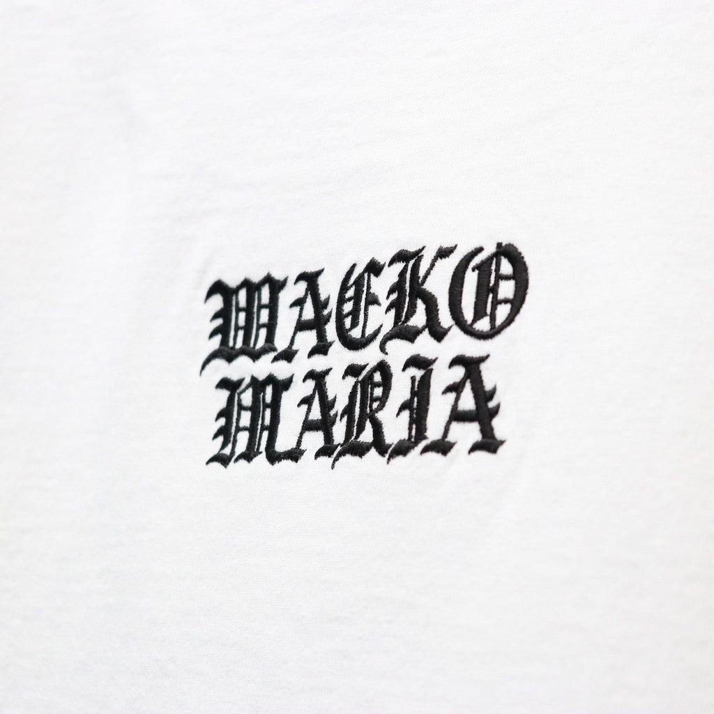 UFC | WASHED HEAVY WEIGHT CREW NECK T-SHIRT ( TYPE-2 ) #WHITE [UFC-WM-WT02]