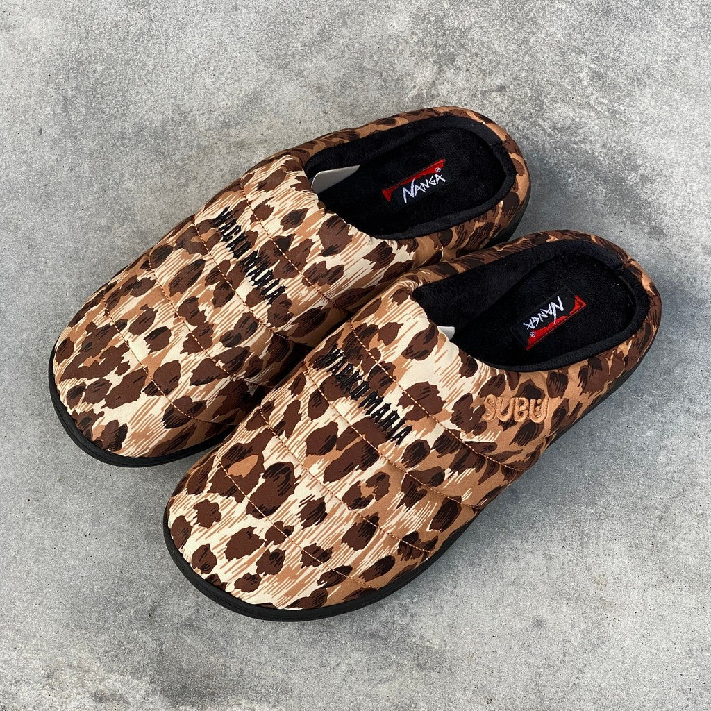 NANGA×SUBU | LEOPARD AURORA WINTER SANDAL #BEIGE [NA-SB-WM-SA06
