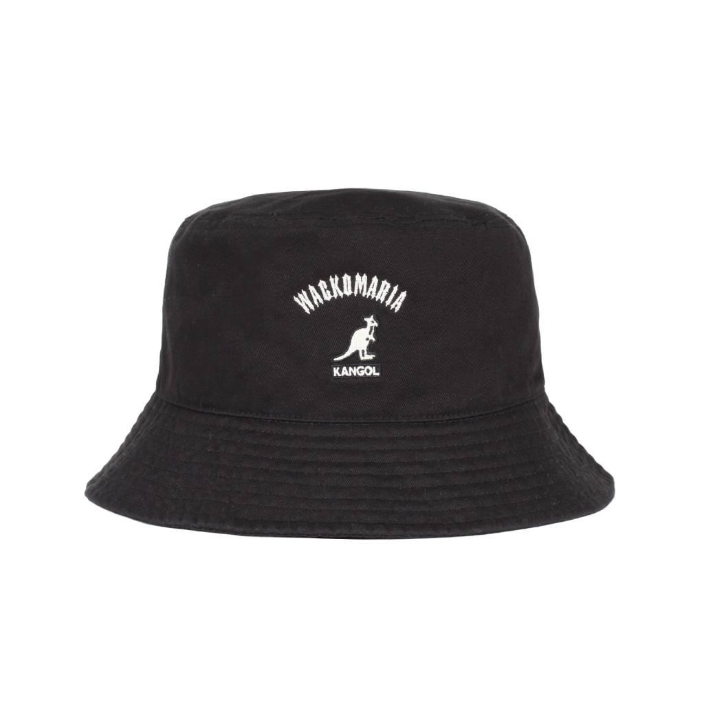 KANGOL | WASHED BUCKET #BLACK [26SS-WMA-HA01]