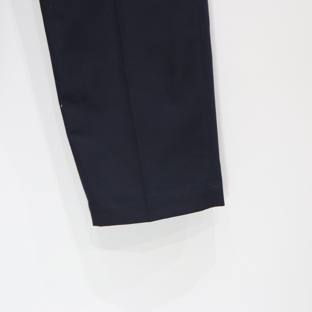 DOUBLE PLEATED CHINO TROUSERS #NAVY [25SS-WMP-PT13]