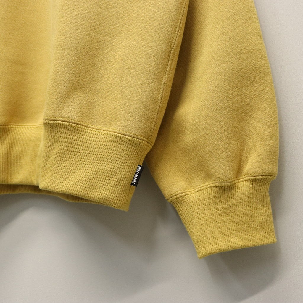 MIDDLE WEIGHT CREW NECK SWEAT SHIRT #YELLOW [26SS-WMC-SS08]