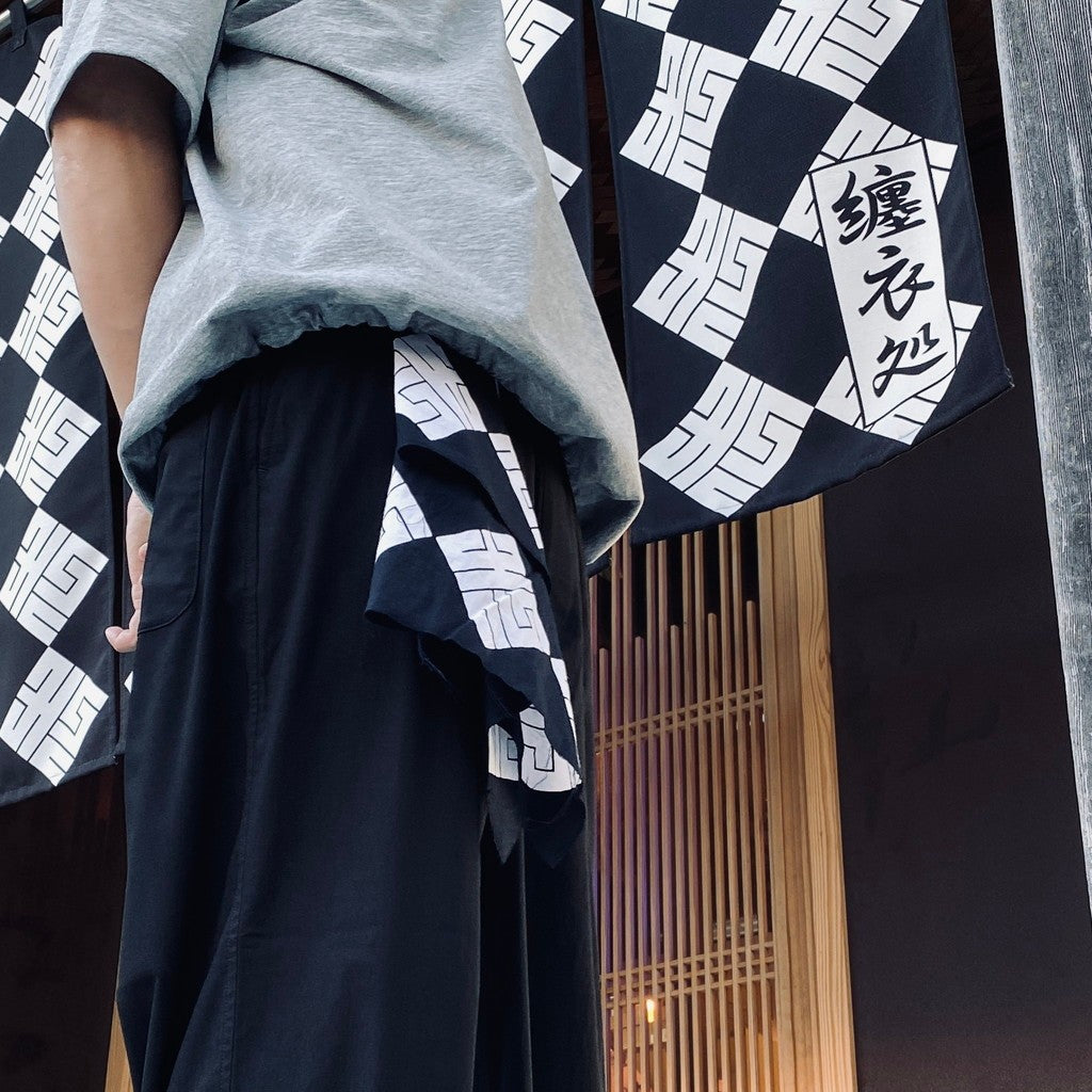 暖簾手拭 #BLACK / WHITE [26SS-COG-A01]