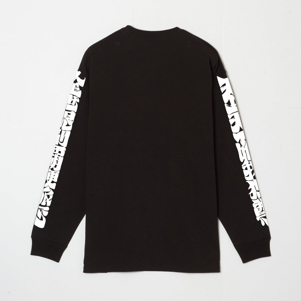 天上天下唯我独尊 L/S tee #BLACK/WHITE pt [BV-CUT2400130]