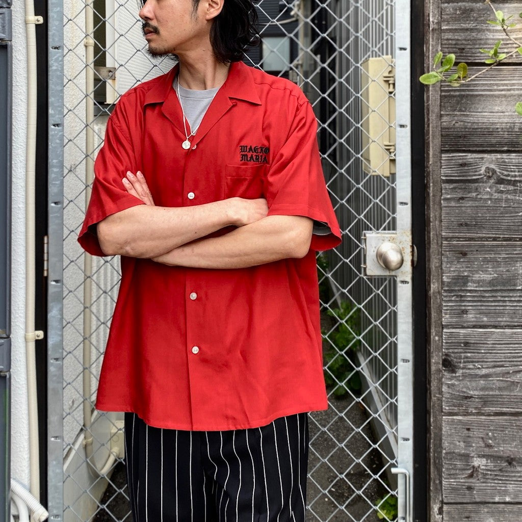 50'S 短袖襯衫 -TYPE 2- #RED [24SS-WMS-OC05]