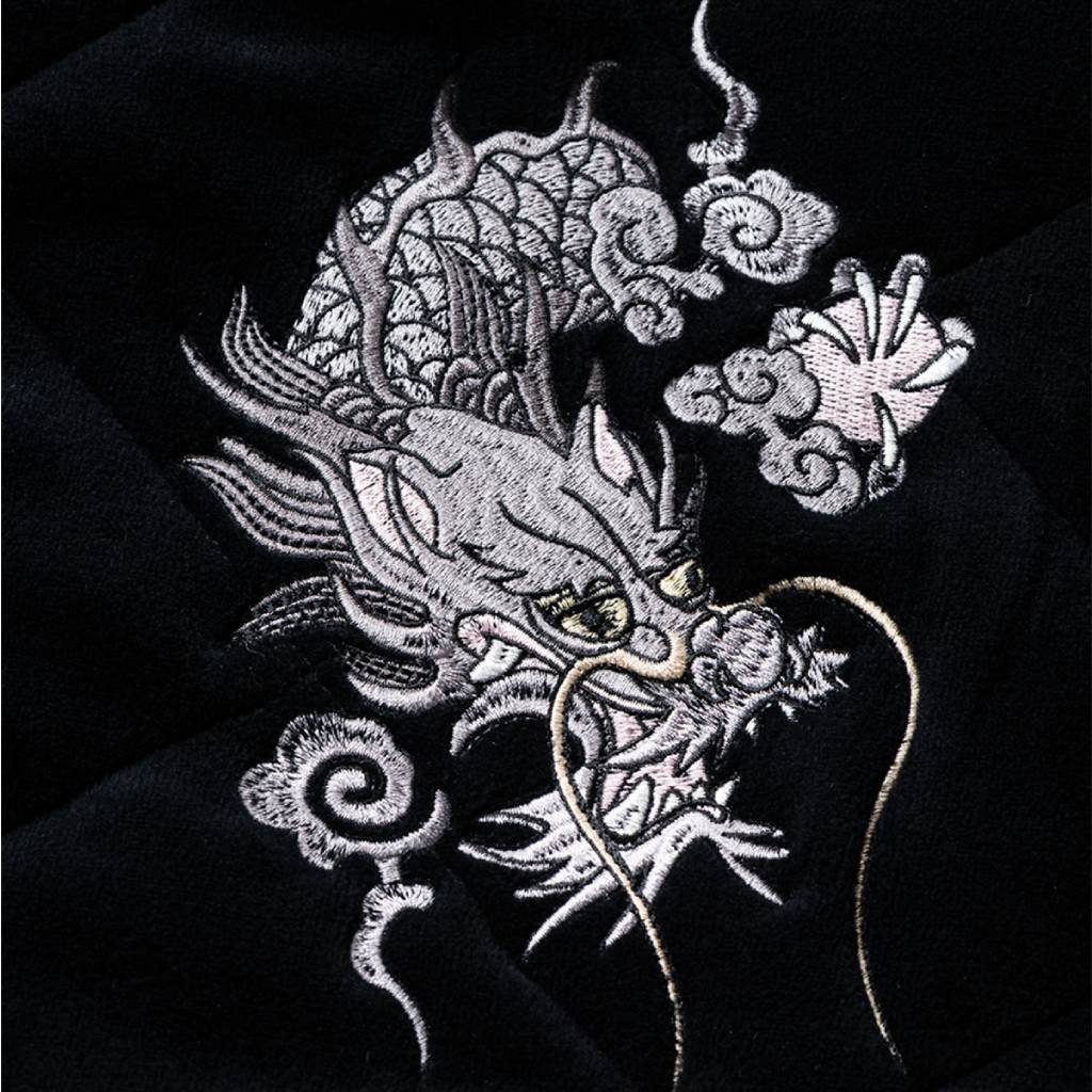 DELUXE | VELOUR SOUVENIR JKT #Black [20TH-JK03]