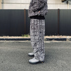 BLEEDING LOGO BALLOON PANTS #Black [SS26-B03]