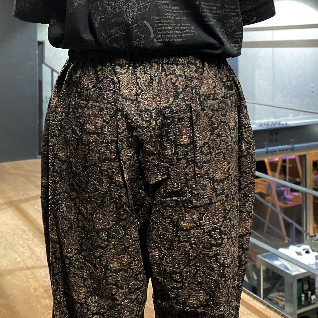 RIPPLE PAISLEY BALLOON PANTS #Black [SU24-B02] – cocorozashi