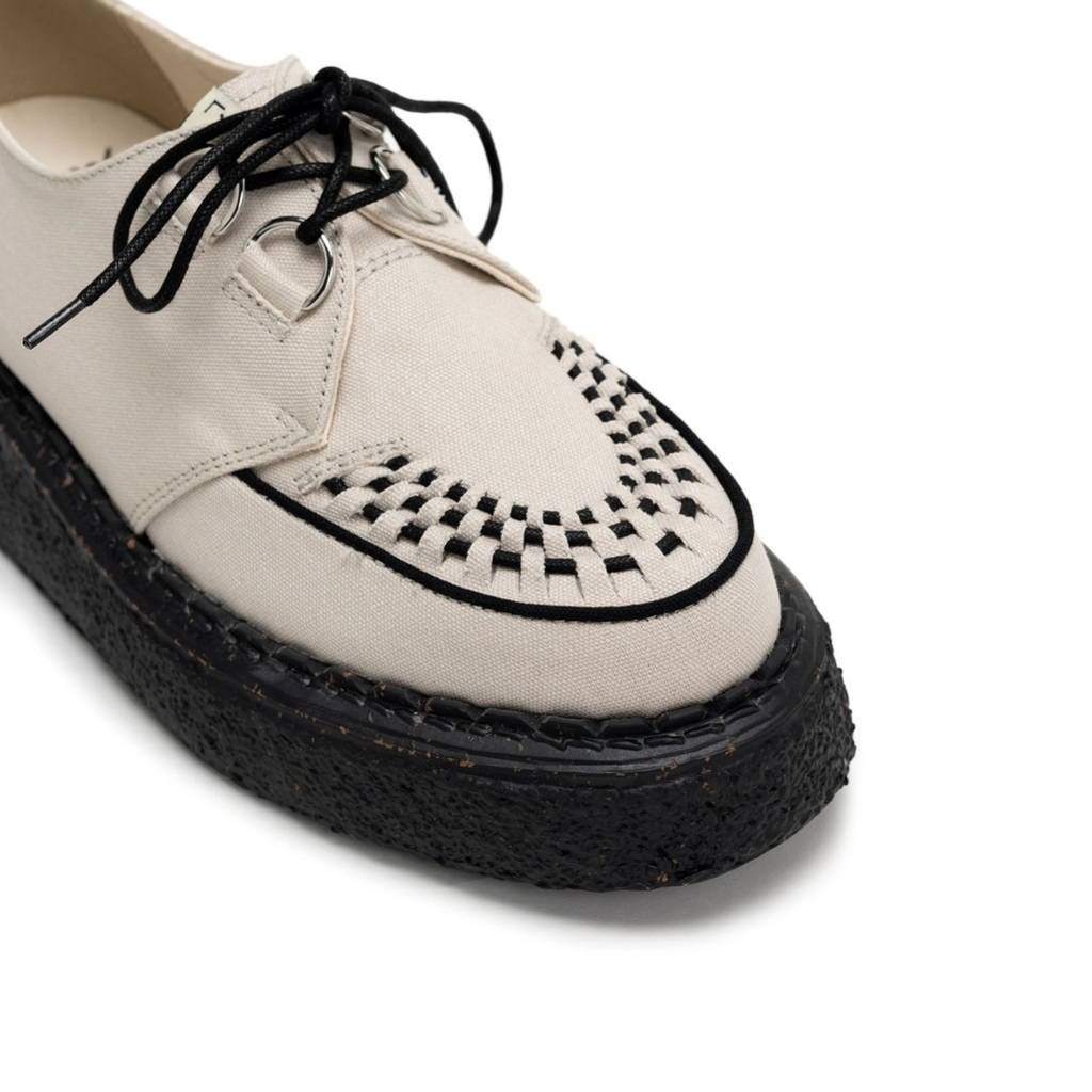 DAVID / Canvas Interlace Shoes #GRAY [S14FW712]