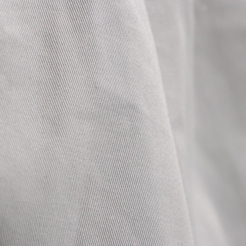 DOUBLE PLEATED CHINO TROUSERS #GRAY [25SS-WMP-PT13]