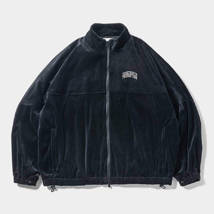 VELOR TRACK JACKET #BLACK [FW24-JK14]