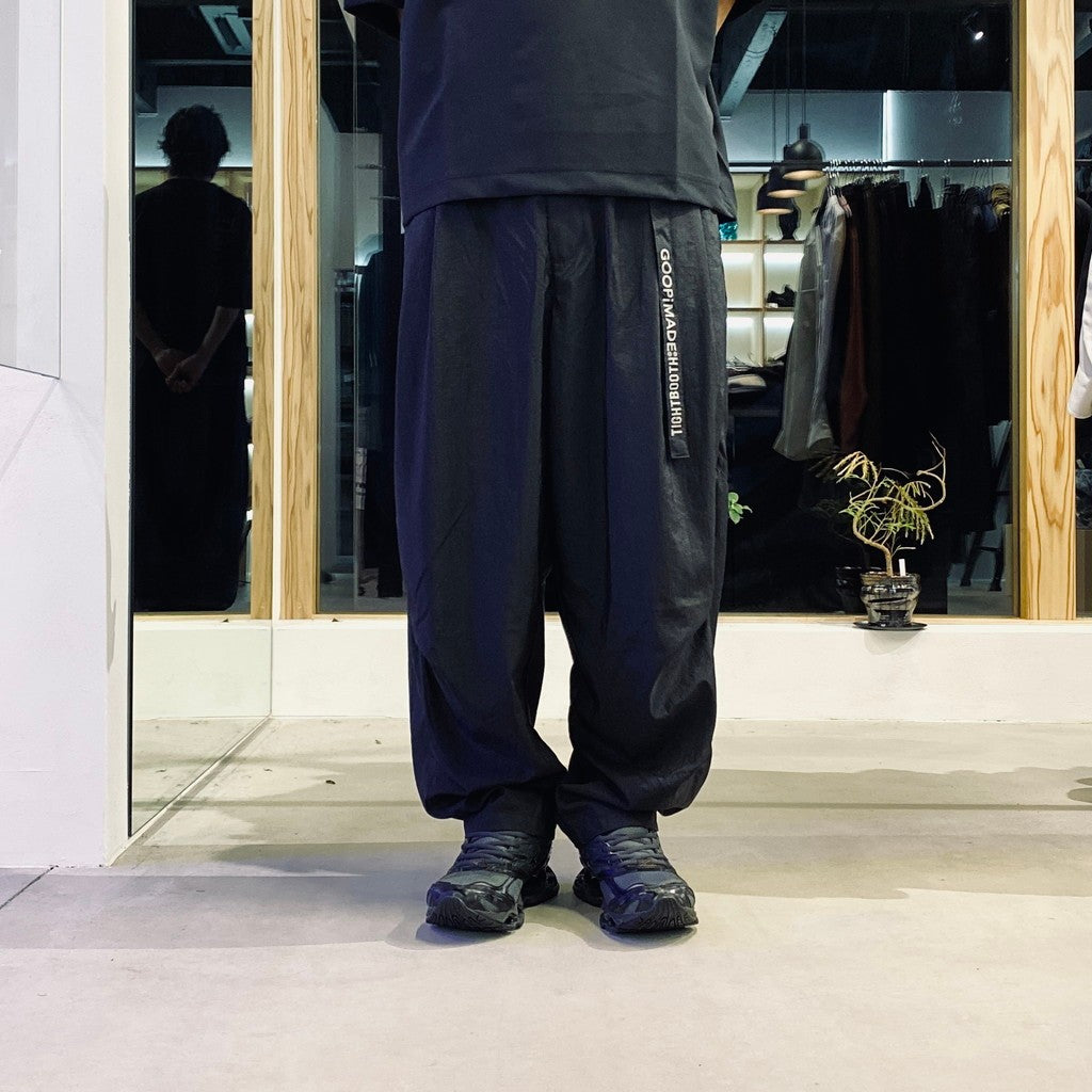 TIGHTBOOTH | "GTB-03P" SP 肩帶寬鬆休閒褲 #黑色 [GOOPI-25AW-OCT-02]