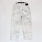 漂白寬鬆油漆工褲 #灰色 [25SS-FS-09 / FS1703]