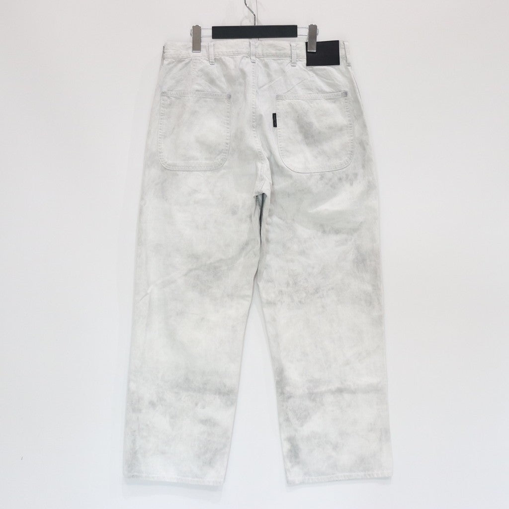 漂白寬鬆油漆工褲 #灰色 [25SS-FS-09 / FS1703]