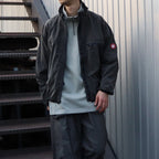 LIGHT RIP STOP ZIP JACKET #CHARCOAL [CES28JK25]