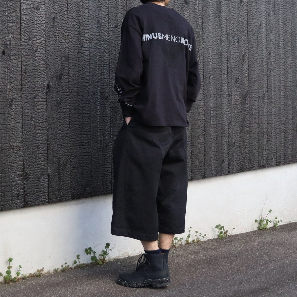 Wrapped Work Short(AGED TWILL) #BLACK [M-P3-DW3]