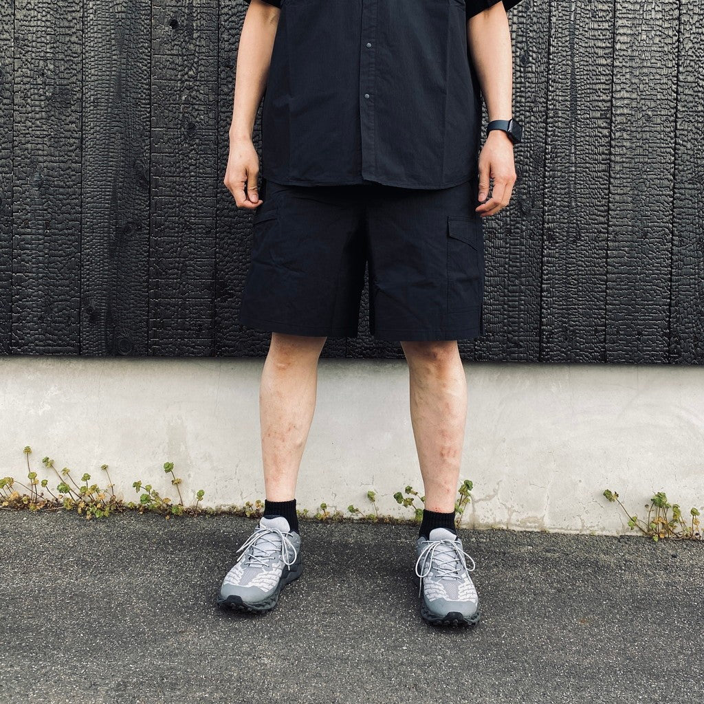 ZIP POCKET EASY SHORTS CN #BLACK [HOD26-01-PT007]