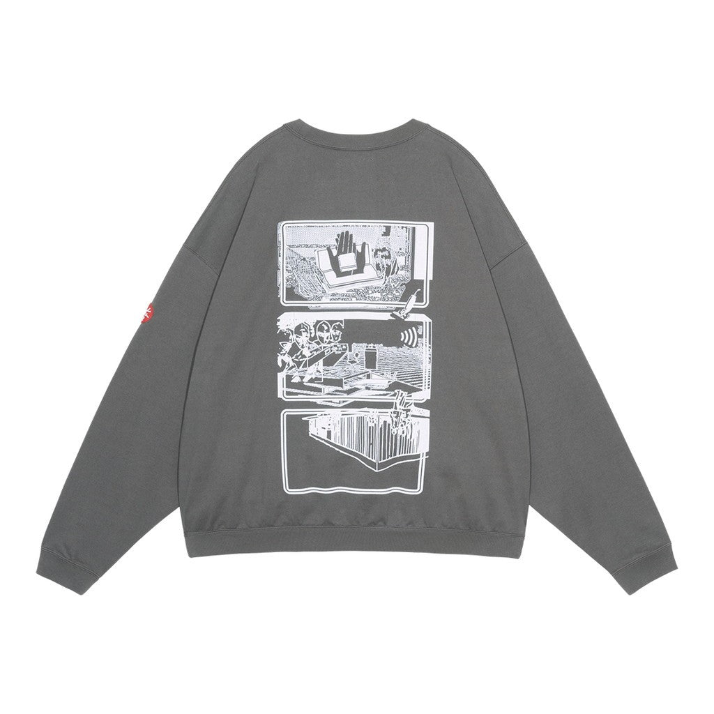 MD Clean Room LIGHT BIG CREW NECK #CHARCOAL [CES29CS28