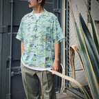 HAWAIIAN SHIRT S/S ( TYPE-2 ) #MINT [25SS-WMS-HI02]