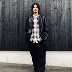 LEATHER COAT ( TYPE-2 ) #BLACK [26FWE-WMO-CO02]