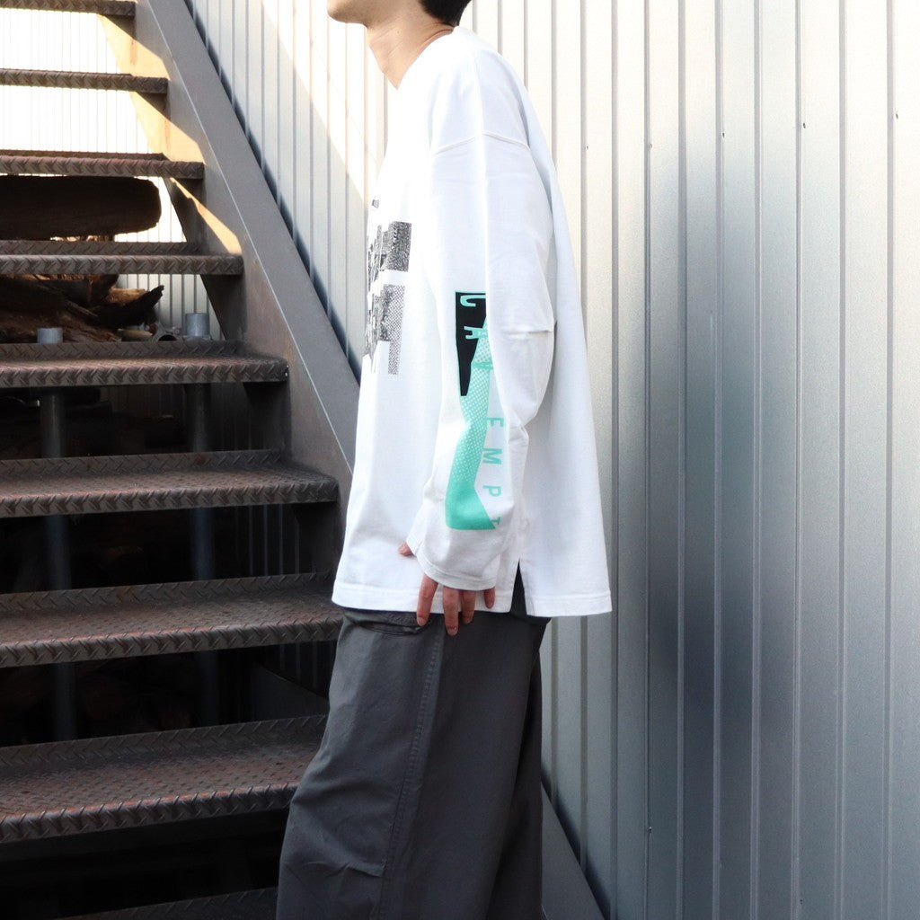 PERFORMERAMA HEAVY LONG SLEEVE T #WHITE [CES28LT05] - cocorozashi