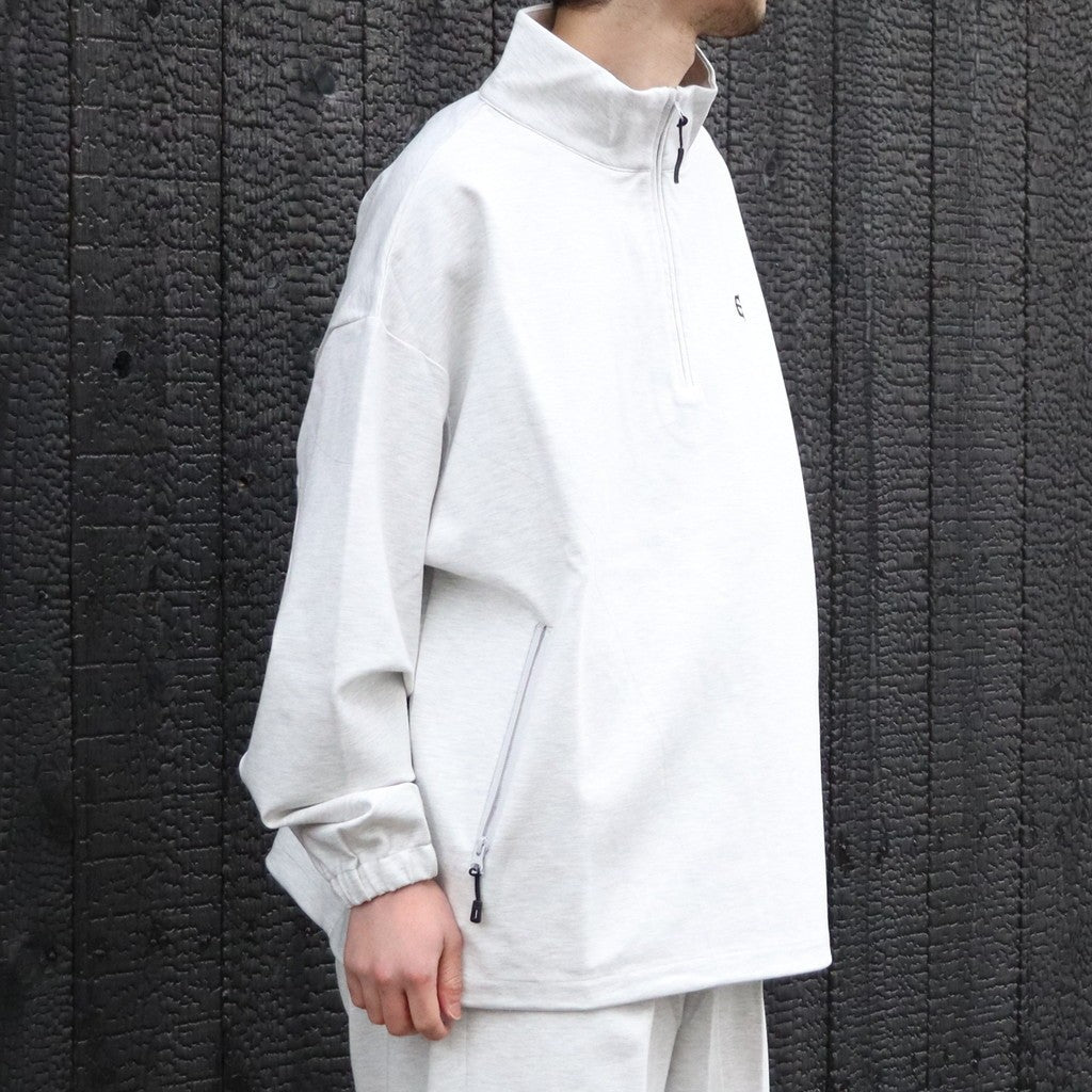 PUNCH HALF ZIP SWEAT #Grey [26SS-SW05]