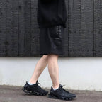 LABEL LOGO BOARD SHORTS #Black [SU25-B07]