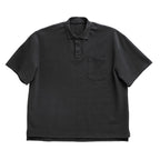 PEN POCKET COLLAR T-SHIRTS #DARK GREY [HOD26-01-TS007]