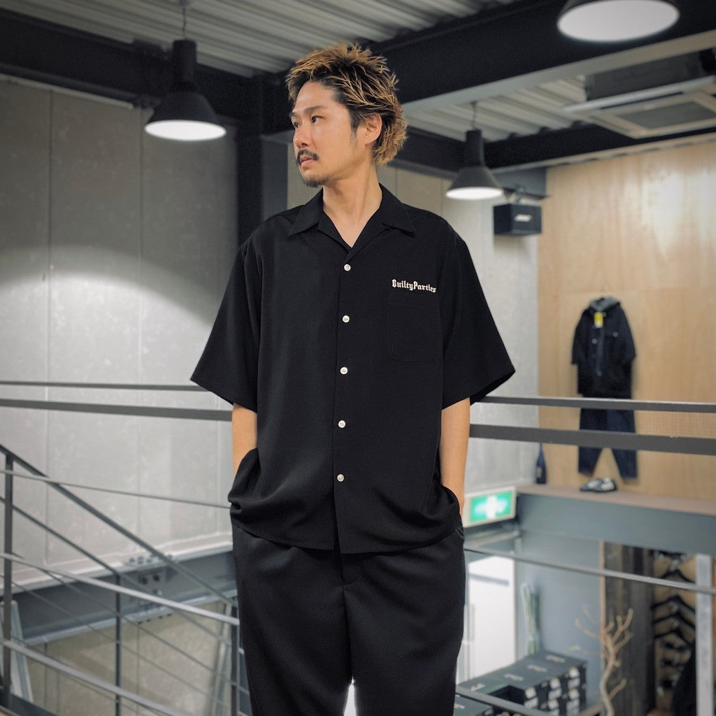 50年代短袖襯衫（TYPE-2）#黑色 [25SS-WMS-OC06]