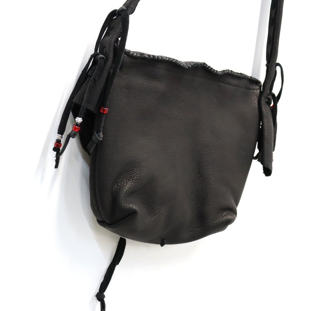 Early Morning | DEERSKIN MESSENGER BAG #BLACK [EM2325401]