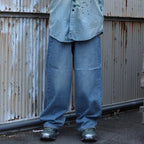 DENIM BAGGY PANTS #BLUE STONE [GH5S013D]